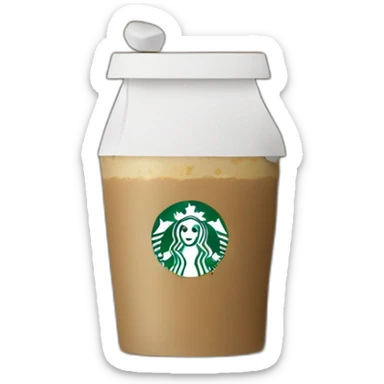 Starbuck coffee package sticker