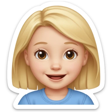 (cinematic macro portrait of baby Skye Newman:1.5) sticker