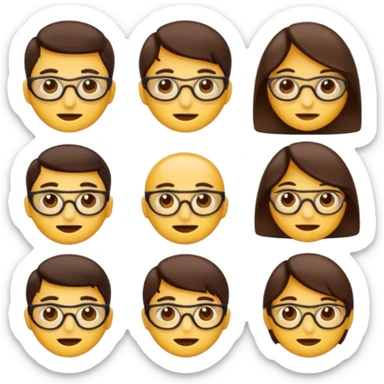 Crează mi un Ai emoji băiat cu șapcă,ochelari de soare , par brunet, ochi căprui, piele cafeniu deschis  sticker