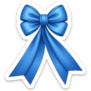Lazo azul sticker
