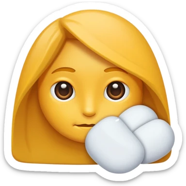 müşteri temsilcisi, bilgisayar ve kulaklığı olsun sticker