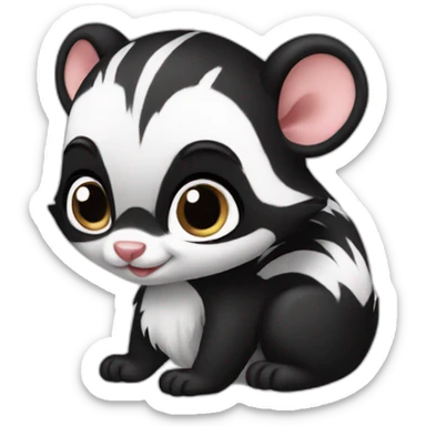 baby skunk sticker