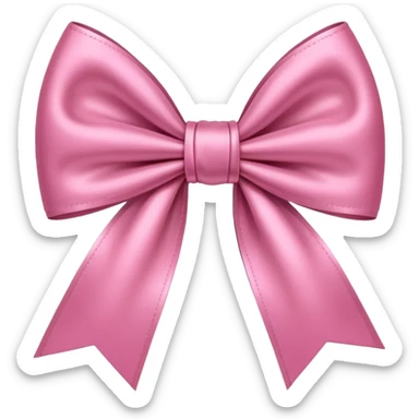 Bows pink  sticker