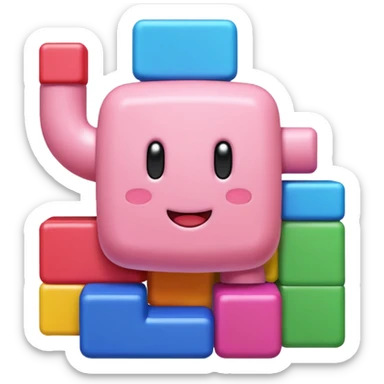 Kirby Tetris  sticker