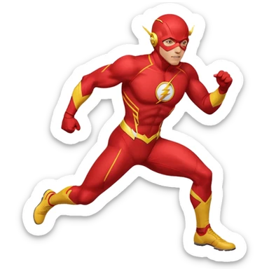 The Flash from Justice League sticker