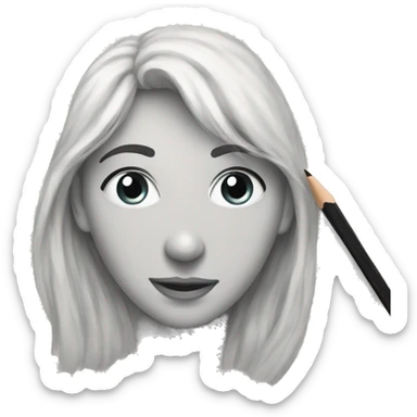 Sketch heart  sticker