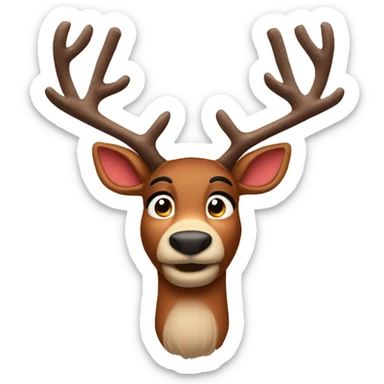 rudolph the red nosed reindeer sticker