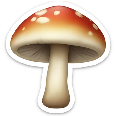 angry mushroom sticker