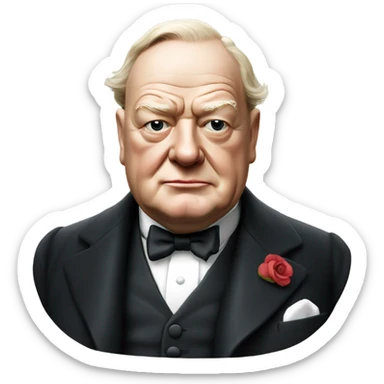 Winston Churchill  sticker