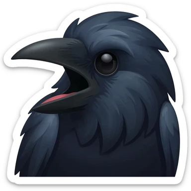 raven boombastic side eye sticker