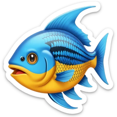 Badannya yang orange ekornya hitam sticker