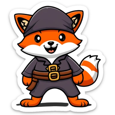Foxy the Pirate from Five Nights at Freddy's sticker