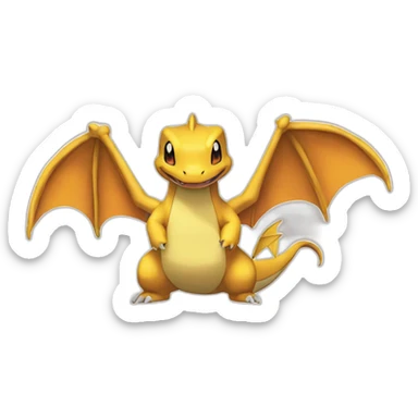 pokemon Dragonite sticker