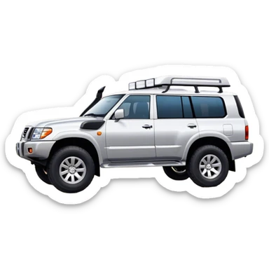 Nissan Patrol y62 - Nissan (Model Year: 2022) (Iconic colour: Silver) sticker