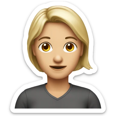 Eine Frau umarmt einen Mann von hinten sticker