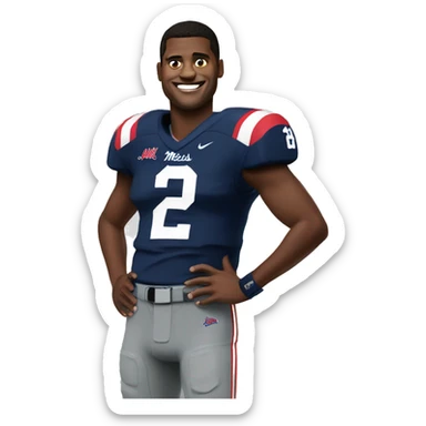 Ole Miss quarterback  sticker