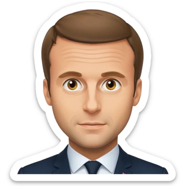 Macron sticker