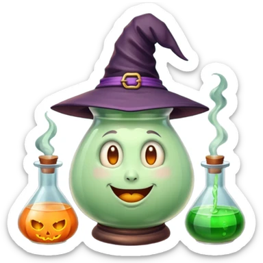 witch potions sticker