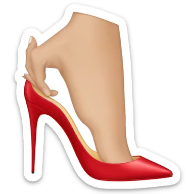 Louboutin shoes  sticker