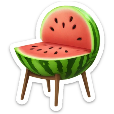 Watermelon chair sticker
