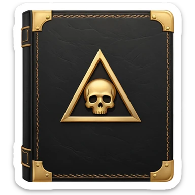 black magic book sticker