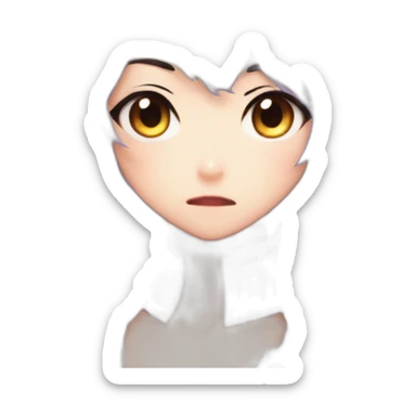 angry sirin from honkai impact 3rd sticker