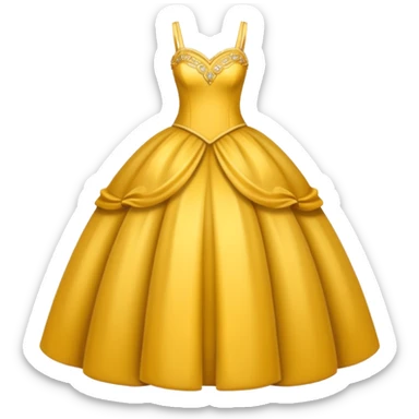 Ball gown sticker