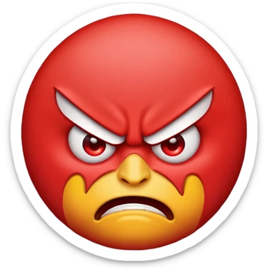 Emoji threatening  sticker