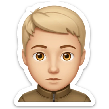 Hunter eyes clever face sticker