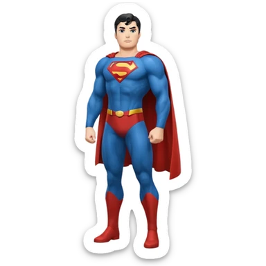 Superman full body emoji sticker