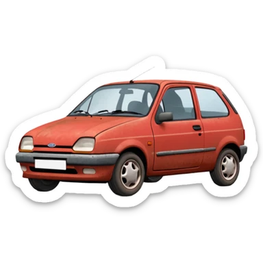 Ford fiesta 1998 MK4 old sticker