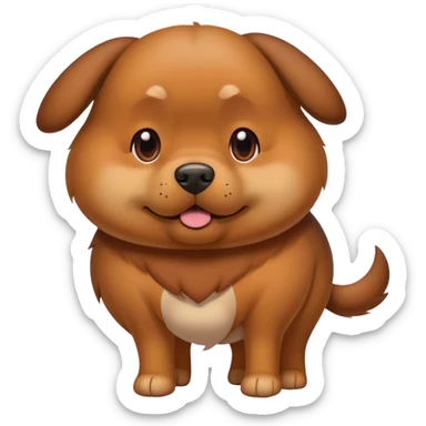 Dog have a big butt sticker