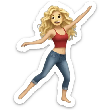 Dancing shakira sticker