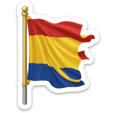 bandera del imperio español sticker