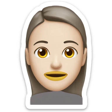 Cara con mascarilla  sticker