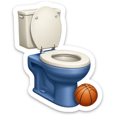 LeBon Bon basketball skibidi toilet sticker