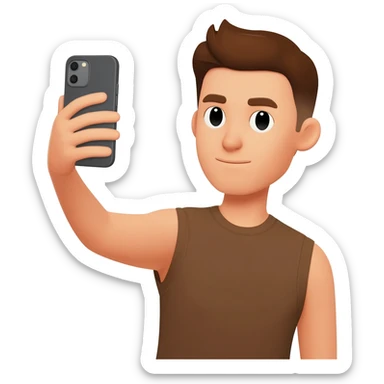 Selfie sticker