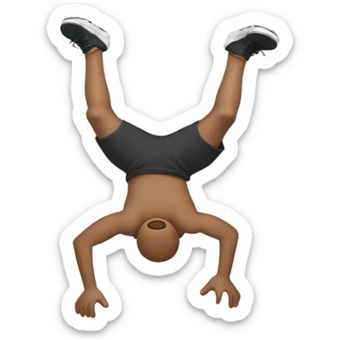 Doing a backflip sticker