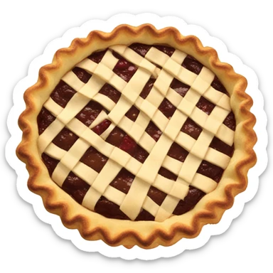 Pie sticker