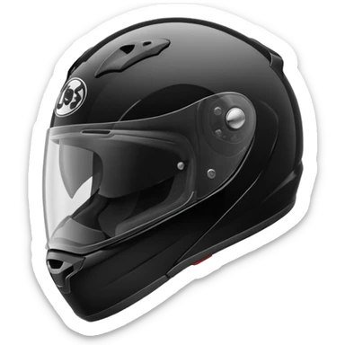 Motorcycle helmet cool sticker