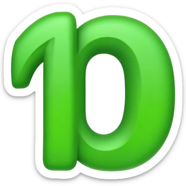 the inscription is 10 years old in green sticker