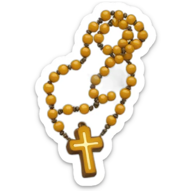 prayer beads sticker