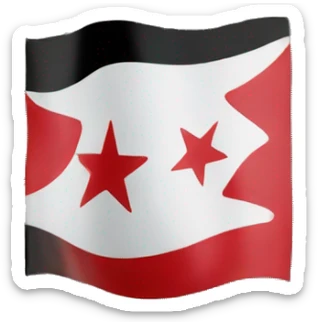 Independent Syria flag sticker