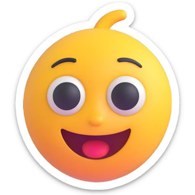cartoon sticker of a dizzy and confused emoji, colorful and cheerful, no text, suitable for WhatsApp and Instagram sticker
