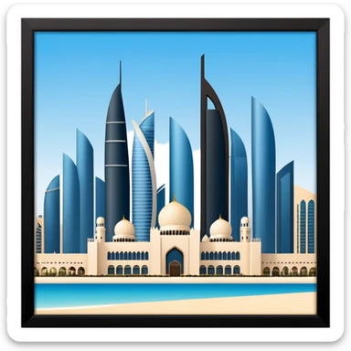 abu dhabi sticker