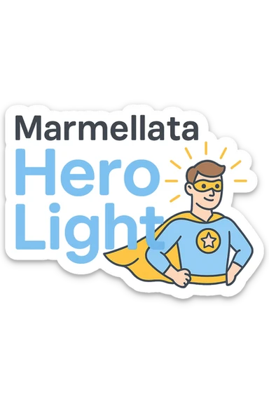 Marmellata Hero Light sticker