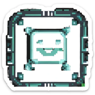 Code brackets symbol, braces, programming logo sticker