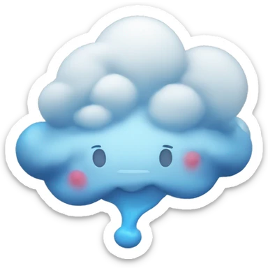 aerosol con un logo de labios  sticker