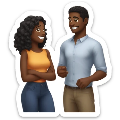 bubu dudu Page 2: The First Date
Despite B's initial intentions, something about G intrigued him. Her passion and energy made him laugh, while G couldn't help but notice B's handsome smile. They decided to go on a date.
 sticker