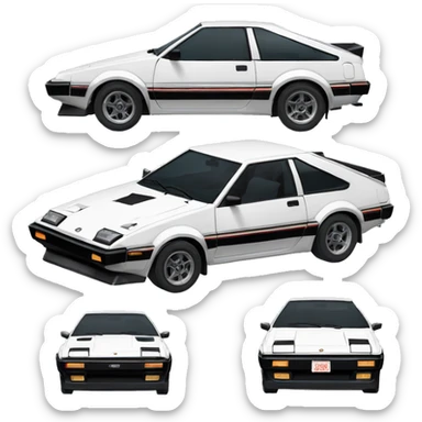 Initial D Toyota Trueno AE86 sticker